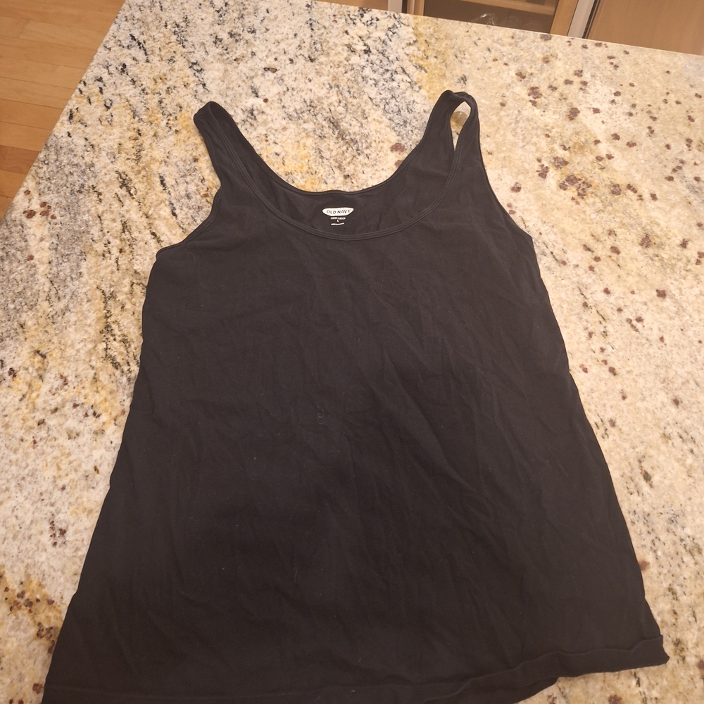 Old Navy Black Sleeveless  Layering Tank Top
